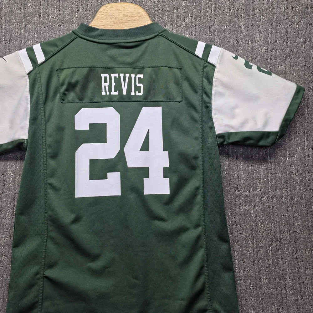 Nike NFL New York Jets Darrelle Revis Jersey Youth XL 18-20 Green #24‎ Football